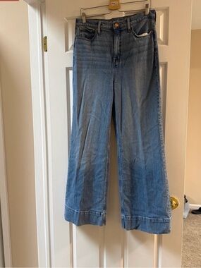 J. Crew Light Blue Wide-Leg Jeans